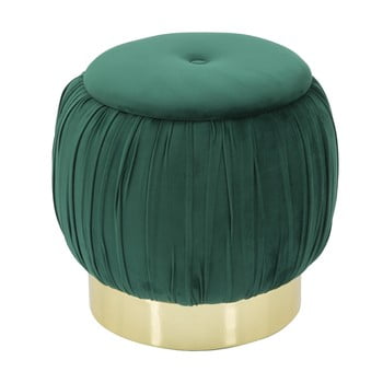 Taburet cu spațiu de depozitare mauro ferretti paris, ø 41 cm, verde