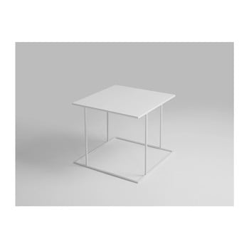 Masă auxiliară custom form walt, 50 x 50 cm, alb