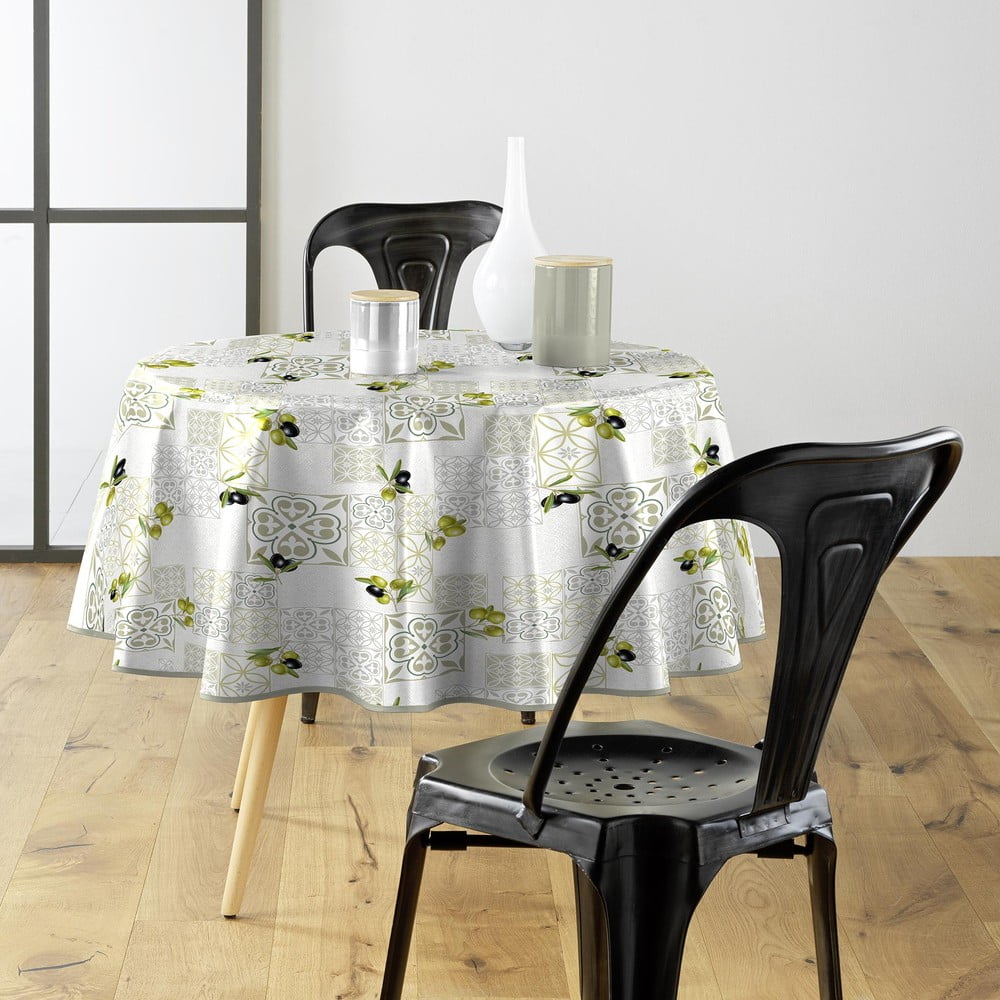Omyvatelný ubrus z PVC ø 160 cm Andalousie – douceur d'intérieur