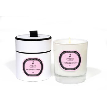 Lumânare parfumată cu aromă de trandafiri parks candles london aromatherapy, 45 ore de ardere