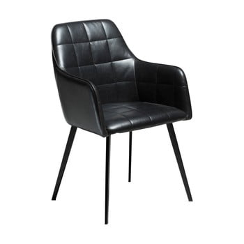 Scaun din piele ecologică dan-form denmark embrace vintage, negru