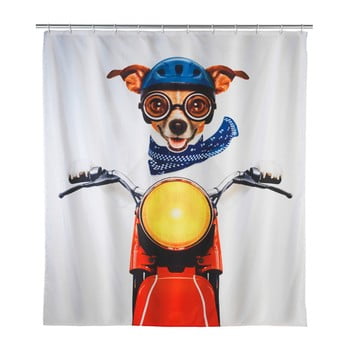Perdea duș Wenko Biker Dog, 180 x 200 cm