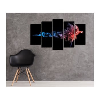 Tablou din mai multe piese insigne gwenny, 102 x 60 cm