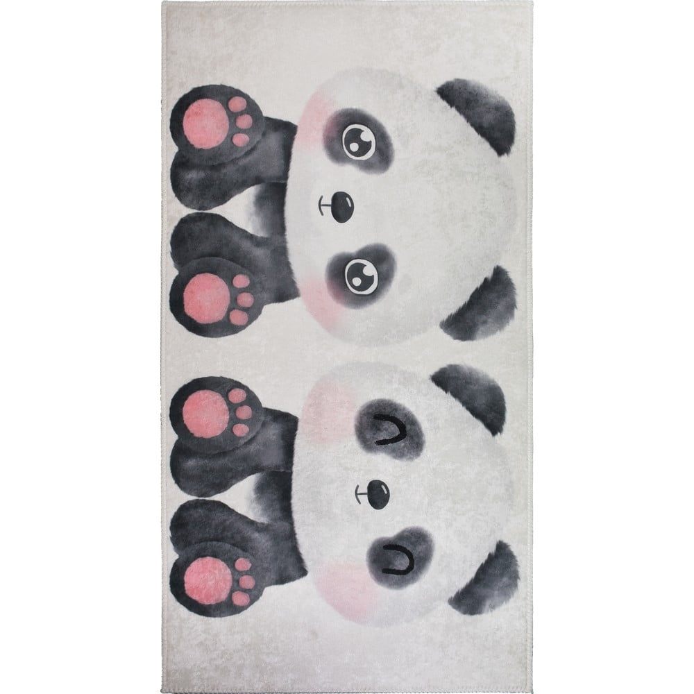 Černo-bílý dětský koberec 160x230 cm Panda Friends – Vitaus