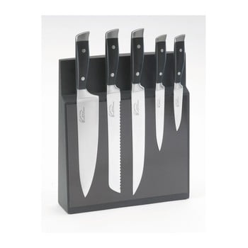 Set 5 cuțite din inox cu suport magnetic Jean Dubost Massif imagine