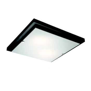 Plafonieră pătrată lamkur plafond, 35 x 35 cm, negru