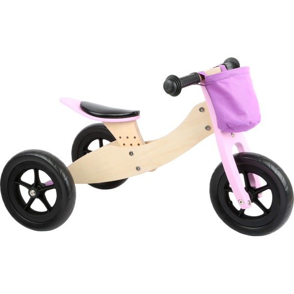 Růžová dětská tříkolka Legler Trike Maxi