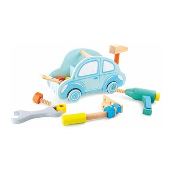 Set unelte și instrumente de jucărie Legler Car Tool, lemn