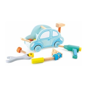 Set unelte și instrumente de jucărie legler car tool, lemn