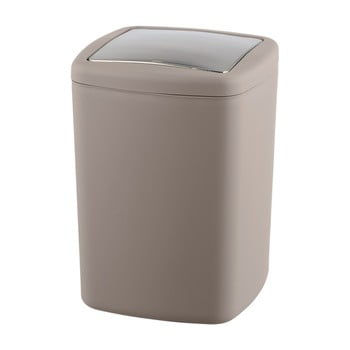 Coș de gunoi wenko barcelona l, înălțime 28,5 cm, maro-gri