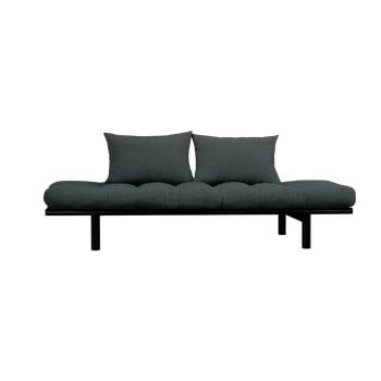 Canapea karup design pace black slate, gri închis