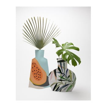 Set 2 vaze textile pentru flori really nice things tropical