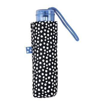 Umbrelă ambiance white dots, ⌀ 92 cm, negru