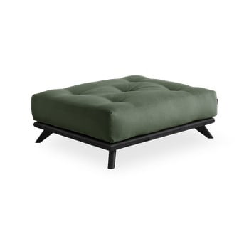 Taburet karup design senza black/olive green, verde închis