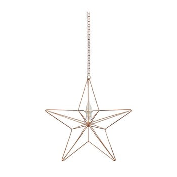 Decorațiune suspendată luminoasă Markslöjd Tjusa, ø 43 cm, arămiu