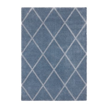 Covor elle decor maniac lunel, 80 x 150 cm, albastru - gri