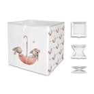 Dětský úložný box Mr. Little Fox Bunnies In The Rain