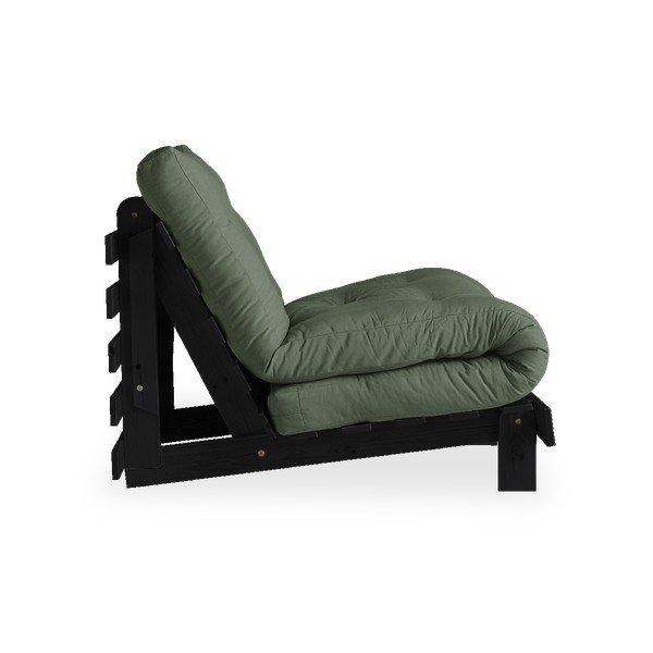 Variabilní křeslo Karup Design Roots Black/Olive Green