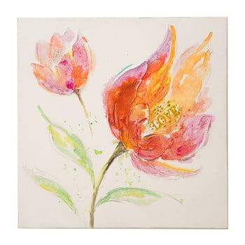Tablou pictat manual mauro ferretti rainbow, 80 x 80 cm