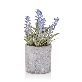 Floare artificială în ghiveci din beton the mia provence, mov