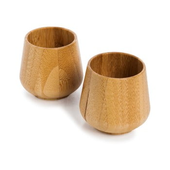 Set 2 pahare din bambus bambum gento, 225 ml