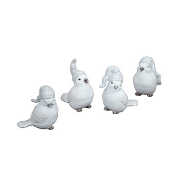 Set 4 păsări decorative ego dekor