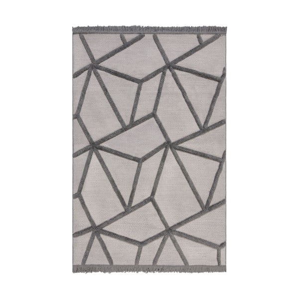 Šedý koberec Flair Rugs Safi, 120 x 170 cm