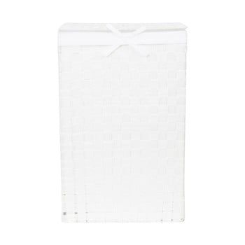 Coș de rufe compactor laundry linen, înălțime 60 cm, alb