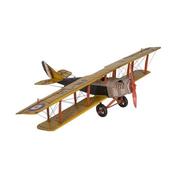 Avion decorativ antic line yellow plane