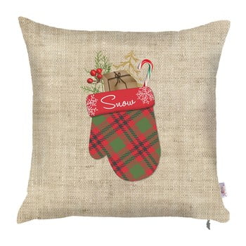 Față de pernă de crăciun apolena honey decorative, 43 x 43 cm