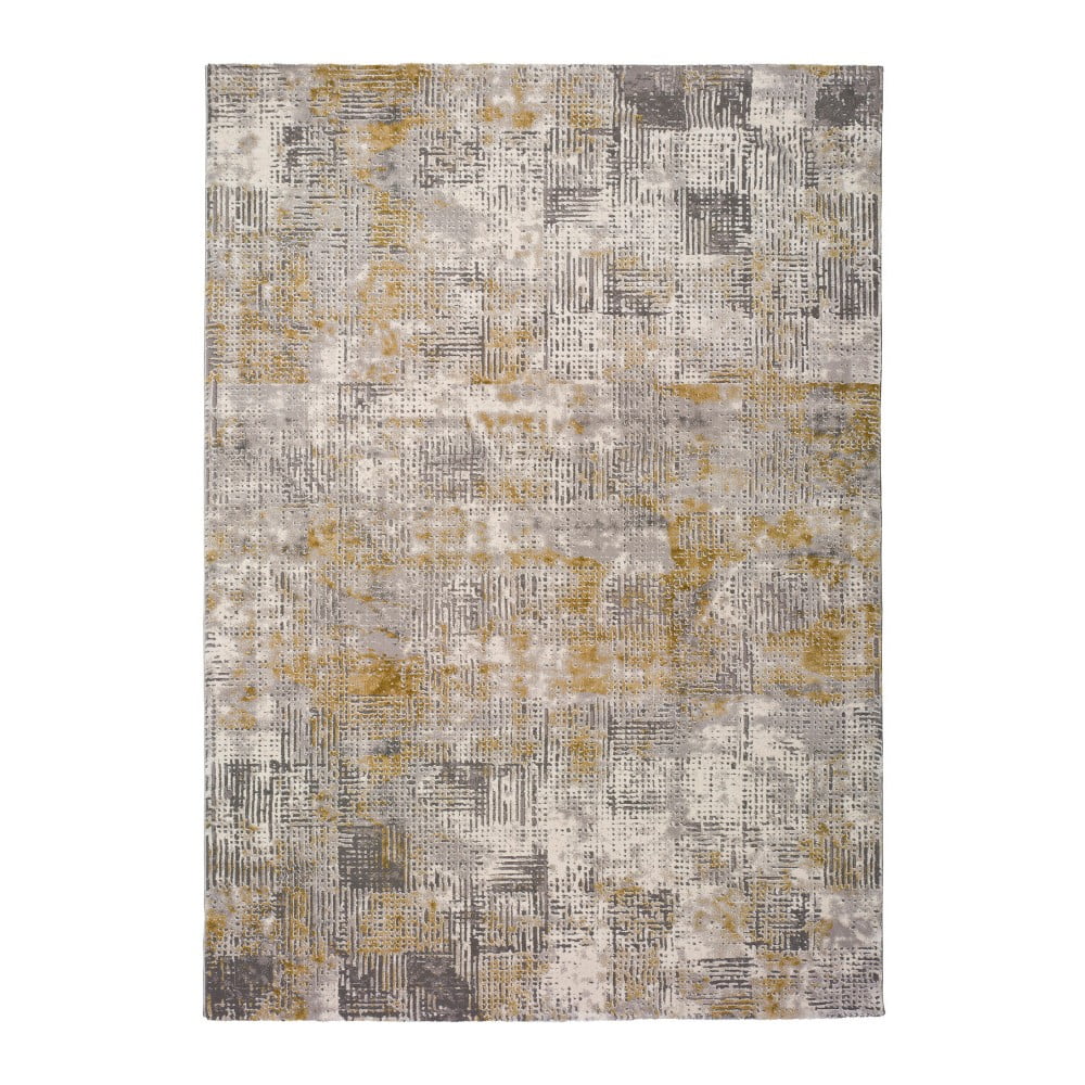 Šedý koberec Universal Kerati Mustard, 160 x 230 cm