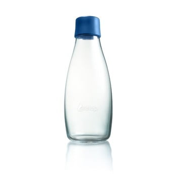 Sticlă cu garanție pe viață retap, 500 ml, albastru închis