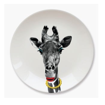Farfurie din ceramică just mustard giraffe