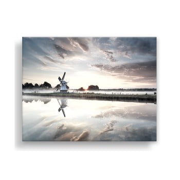 Tablou imprimat pe pânză styler windmill, 100 x 75 cm