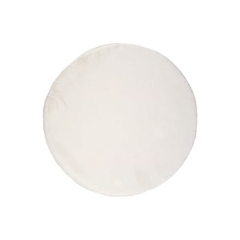 Covor universal fox liso, ø 120 cm, alb