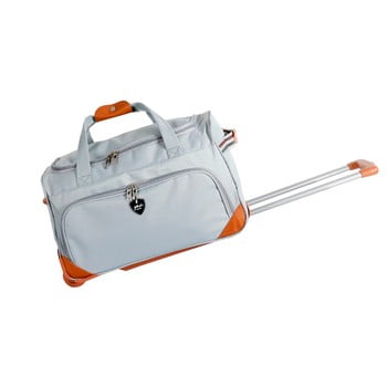 Geantă de voiaj cu roți gentleman farmer sporty, 61 l, gri deschis