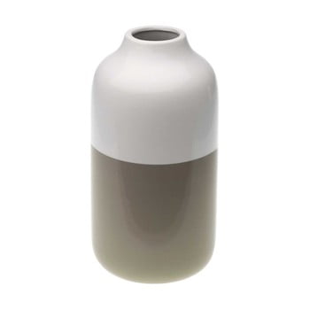 Vază din ceramică versa turno, înălțime 23,2 cm, maro-alb