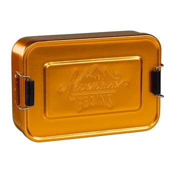 Cutie pentru gustare gentlemen's hardware gold tin