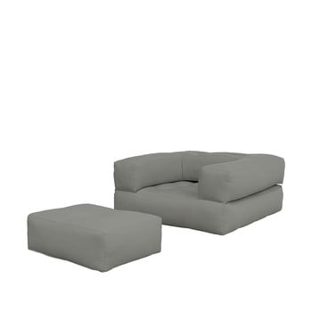 Fotoliu extensibil cube grey