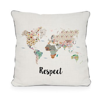 Față de pernă din microfibră really nice things respect, 45 x 45 cm