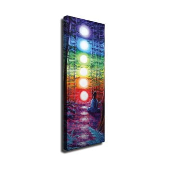 Tablou pe pânză lights, 30 x 80 cm