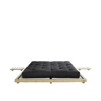 Pat din lemn de pin karup design dock bed natural, 173 x 213 cm, natural
