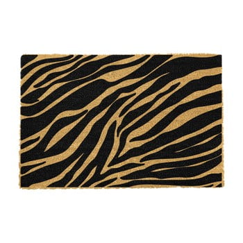 Covoraș intrare din fibre de cocos artsy doormats zebra, 40 x 60 cm
