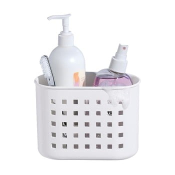 Coș cu ventuză idesign mini shower, alb