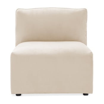 Modul de mijloc pentru canapea vivonita velvet cube, gri - crem