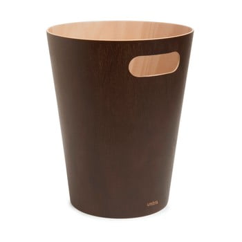 Coș de gunoi umbra woodrow, 7,5 l, maro