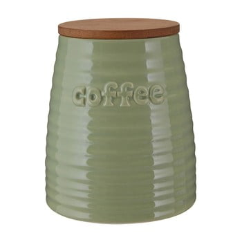 Recipient pentru cafea cu capac din bambus premier housewares winnie, 950 ml, verde