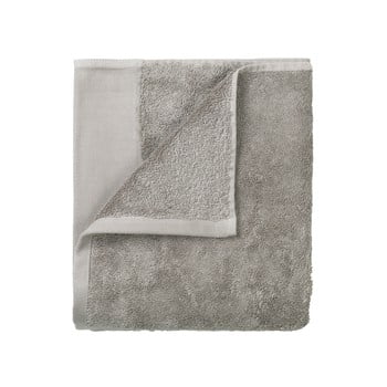 Set 4 prosoape pentru mâini blomus. 30 x 30 cm, gri