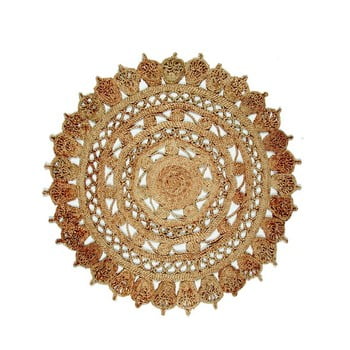 Covor din iută eco rugs jamelia, ⌀ 120 cm