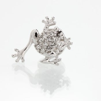 Broșă swarovski elements laura bruni frog